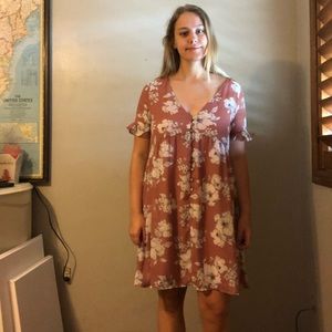 Floral beach dress